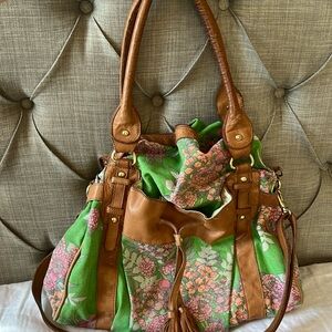 Anthropologie Floral Tote - Lucky Penny